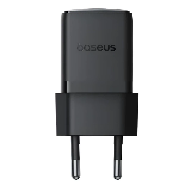 Мережевий зарядний пристрій Baseus Palm PD/FC 20W USB-C with USB-C to USB-C Cable 1 m Black (P10111602113-01) - Фото 4 Мережевий зарядний пристрій Baseus Palm PD/FC 20W USB-C with USB-C to USB-C Cable 1 m Black (P10111602113-01) - зображення 4