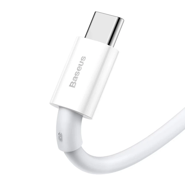 Кабель Baseus Superior Series Fast Charging USB-A to USB-C 1m White (CATYS-02) - Фото 3 Кабель Baseus Superior Series Fast Charging USB-A to USB-C 1m White (CATYS-02) - зображення 3