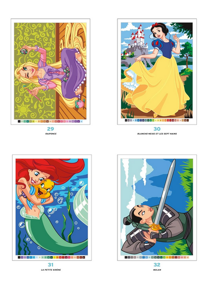 Розмальовка Disney Hachette по номерам Princesses - изображение 10