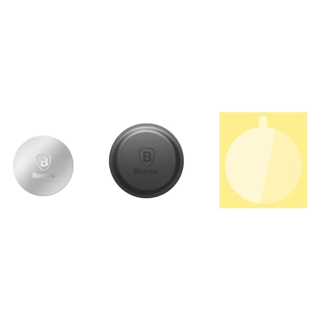 Магнітна пластина Baseus Magnet Iron Suit (2 Pack) Silver (ACDR-A0S) - Фото 7 Магнітна пластина Baseus Magnet Iron Suit (2 Pack) Silver (ACDR-A0S) - зображення 7