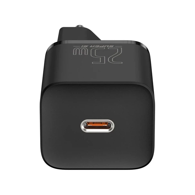 Мережевий зарядний пристрій Baseus Super Si 25W USB-C Black (CCSP020101) - Фото 8 Мережевий зарядний пристрій Baseus Super Si 25W USB-C Black (CCSP020101) - зображення 8