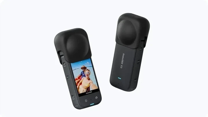 Силиконовый защитный чехол-накладка для объектива экшн камер Insta360 X5/X4/X3 - изображение 3