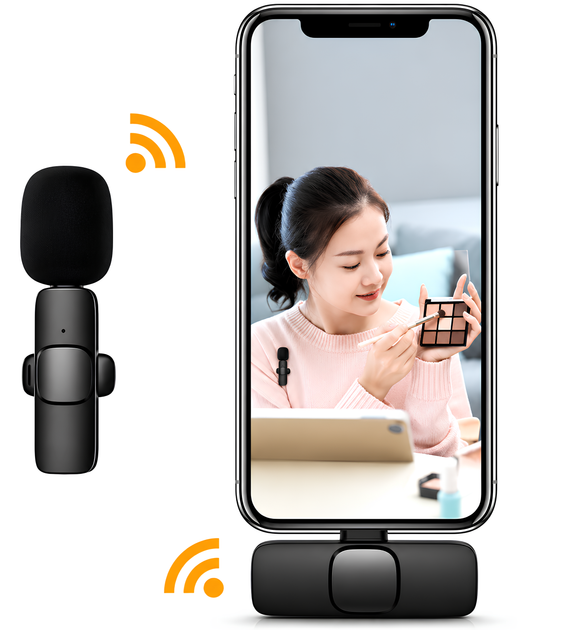 Беспроводной петличный микрофон K60 для iPhone, Wireless Mic Lightning K60 - изображение 9