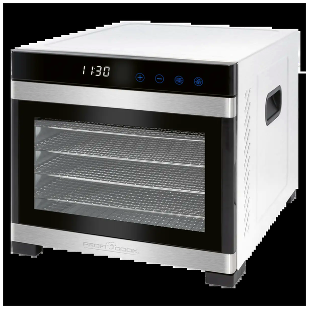 Дегидратор ProfiCook из нержавеющей стали 6 секций для сушки продуктов 35-75°C СS-0531 - Фото 5 Дегидратор ProfiCook из нержавеющей стали 6 секций для сушки продуктов 35-75°C СS-0531 - изображение 5