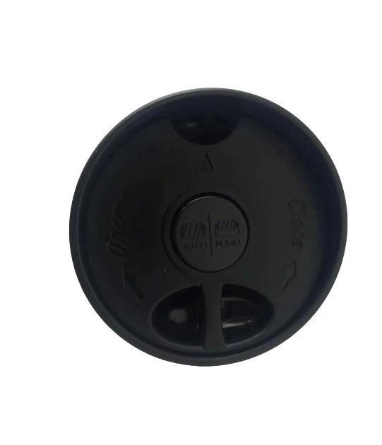 Термокружка Kamille KM-2152 280 мл синяя, из нержавеющей стали с TPR-вставкой, герметичная, глянцевая - изображение 2