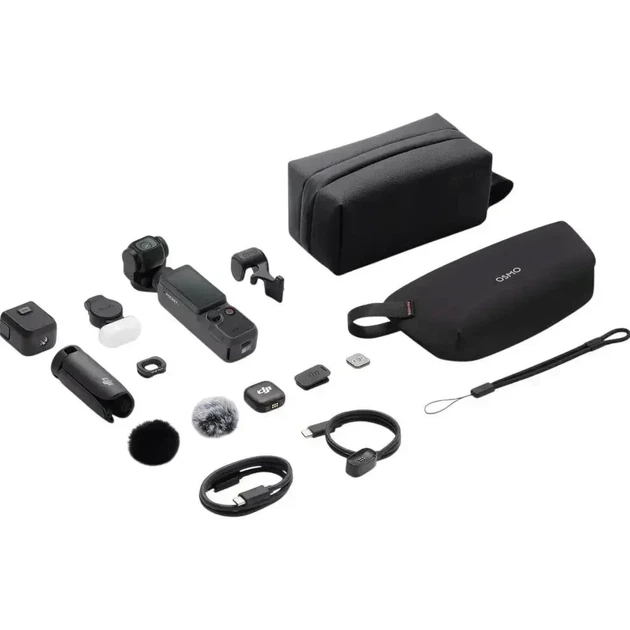 Экшн-камера DJI Osmo Pocket 4 Adventure Combo (CP.OS.00000544.01) - Фото 6 Экшн-камера DJI Osmo Pocket 4 Adventure Combo (CP.OS.00000544.01) - изображение 6