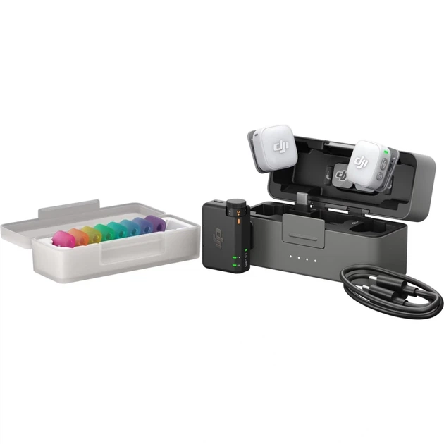 Беспроводная микрофонная система DJI Mic Mini 2 (2 TX + 1 RX + Charging Case) с зарядным кейсом - изображение 10