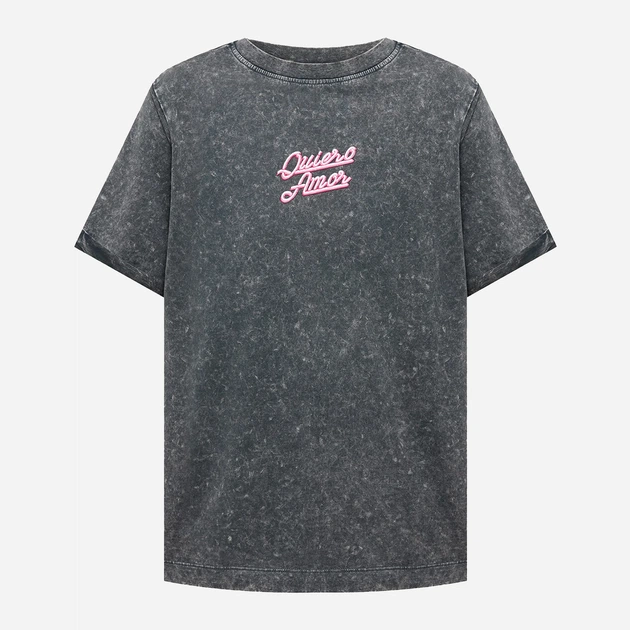 Футболка хлопковая женская Guess Ss Cn Quiero Amor Tee W6GI16-K3036-F90A M Black Acid Wash (7621235997328) - Фото 12 Футболка хлопковая женская Guess Ss Cn Quiero Amor Tee W6GI16-K3036-F90A M Black Acid Wash (7621235997328) - изображение 12