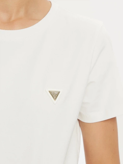 Футболка хлопковая женская Guess Colette T-Shirt V4YI09-J1314-G1O6 L Dove White (7621235447533) - изображение 5