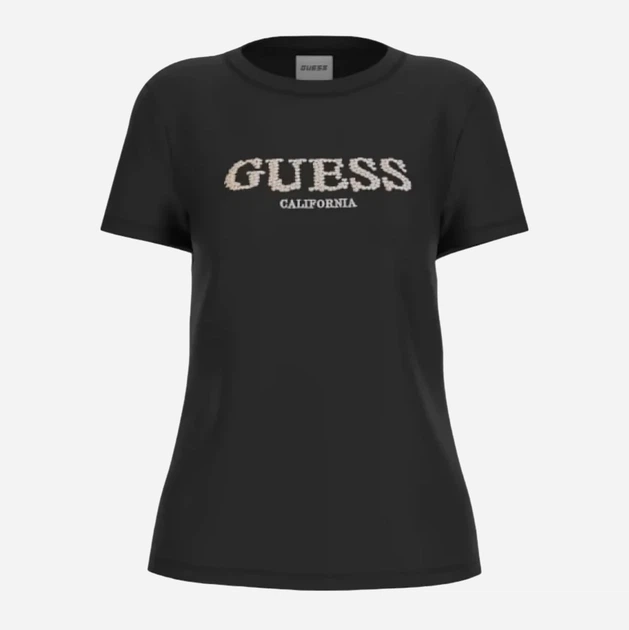 Футболка хлопковая женская Guess Giuditta Cn Ss T-Shirt V6RI11-J1314-JBLK M Jet Black A996 (7621235087074) - изображение 4