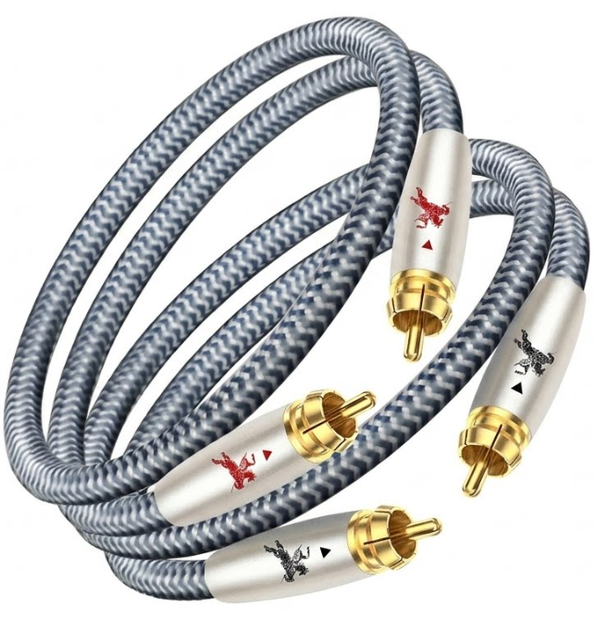 Аудиокабель IMPE IMP-2205 2 RCA - 2 RCA 1 м - Фото 1 Аудиокабель IMPE IMP-2205 2 RCA - 2 RCA 1 м - изображение 1