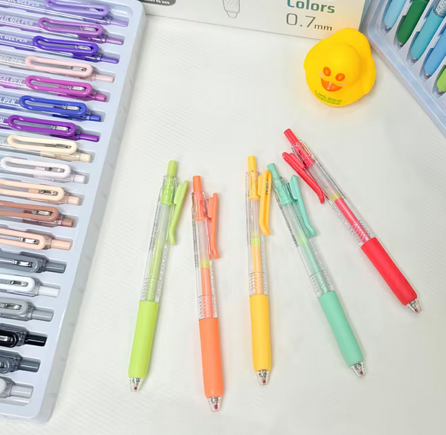 Набір ручок click Languo на 72 кольори в подарунковій коробці 0,7 mm - Фото 3 Набір ручок click Languo на 72 кольори в подарунковій коробці 0,7 mm - зображення 3