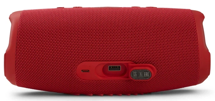 Портативна колонка JBL Charge 5 40W Red (JBLCHARGE5RED) - Фото 4 Портативна колонка JBL Charge 5 40W Red (JBLCHARGE5RED) - зображення 4