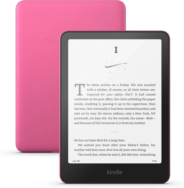 Електронна книга Amazon Kindle Paperwhite 12th Gen. 2024 16GB Raspberry - Фото 1 Електронна книга Amazon Kindle Paperwhite 12th Gen. 2024 16GB Raspberry - изображение 1