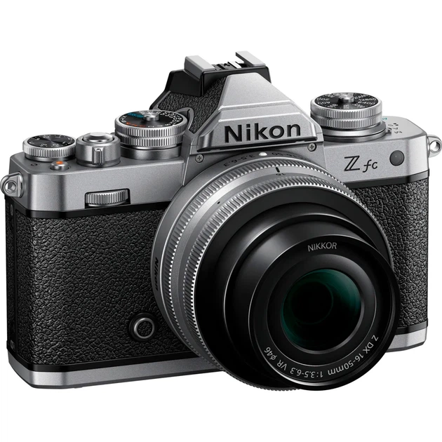 Бездзеркальний фотоапарат Nikon Z fc Kit 16-50mm f/3.5-6.3 VR Silver (VOA090K002) UA [104429 - изображение 4