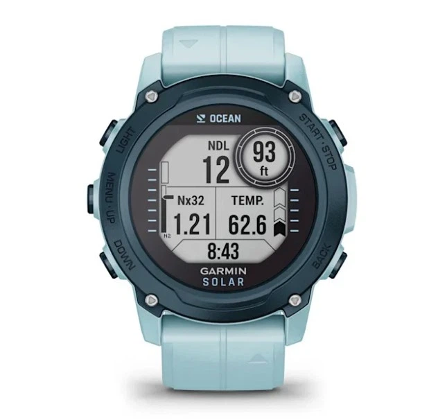 Смарт-годинник GARMIN Descent G1 Solar Ocean Edition Azure (010-02604-04) - зображення 3