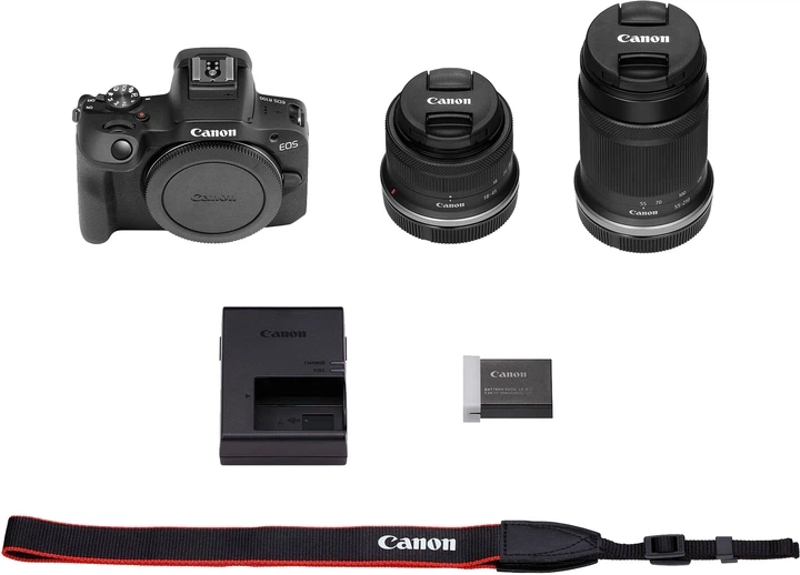 Фотоапарат Canon EOS R100 RF 18-45mm + RF55-210mm Black (6052C036) - изображение 2