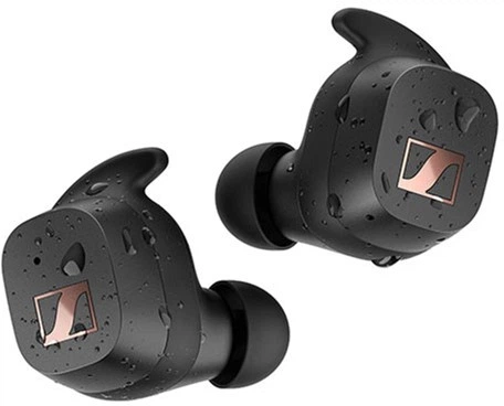 Навушники Sennheiser Sport True Wireless Black (509299) - Фото 1 Навушники Sennheiser Sport True Wireless Black (509299) - изображение 1