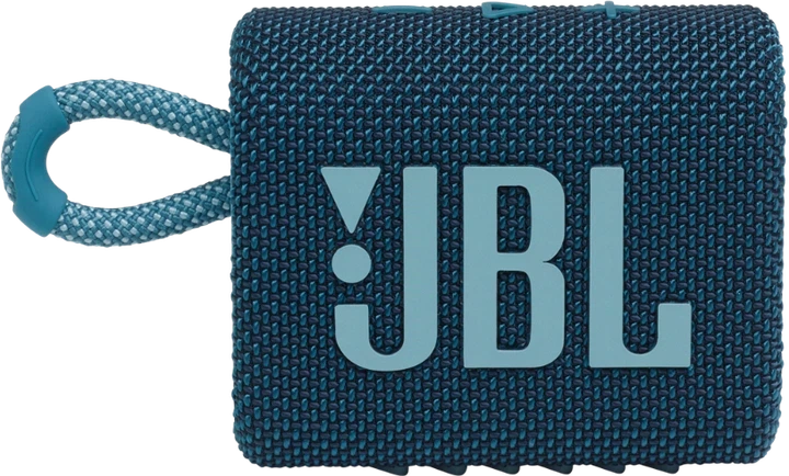 Портативна акустика JBL GO 3 Blue (JBLGO3BLU) - Фото 1 Портативна акустика JBL GO 3 Blue (JBLGO3BLU) - изображение 1