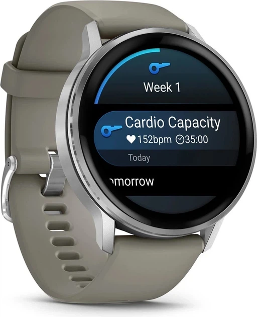 Смарт-годинник Garmin Venu 4 45mm Silver with Silver Gray Silicone Band (010-03014-01) - Фото 6 Смарт-годинник Garmin Venu 4 45mm Silver with Silver Gray Silicone Band (010-03014-01) - изображение 6