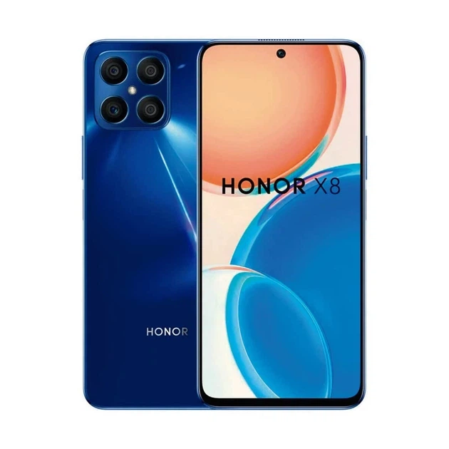 Смартфон Honor X8 6/128GB Ocean Blue Global - Фото 1 Смартфон Honor X8 6/128GB Ocean Blue Global - изображение 1