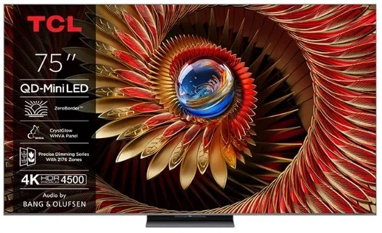 Телевізор TCL 75C8K - Фото 1 Телевізор TCL 75C8K - изображение 1