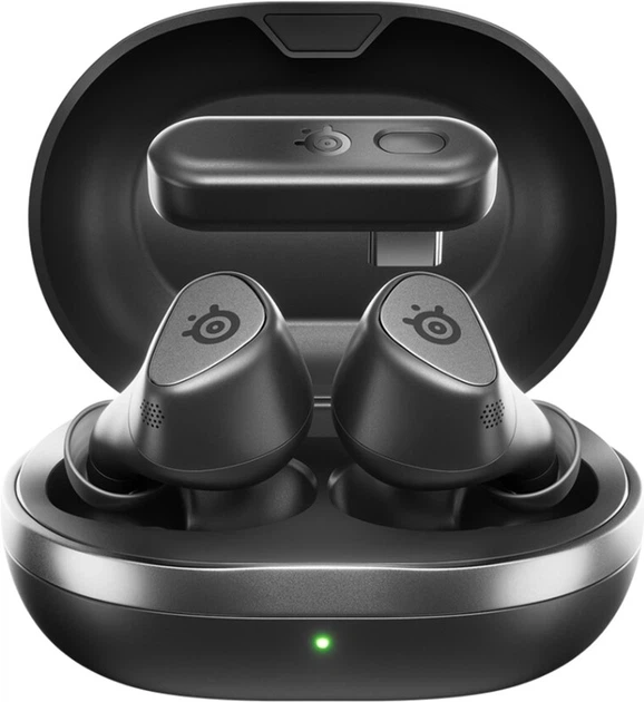 Навушники SteelSeries Arctis GameBuds Black (SS61680) - Фото 1 Навушники SteelSeries Arctis GameBuds Black (SS61680) - зображення 1