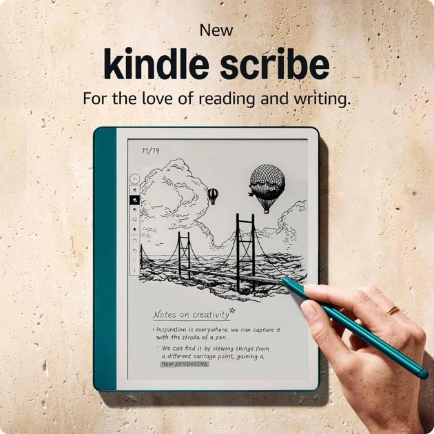 Електронна книга Amazon Kindle Scribe 32 GB Premium Pen (B09BSGFTHY) - изображение 3