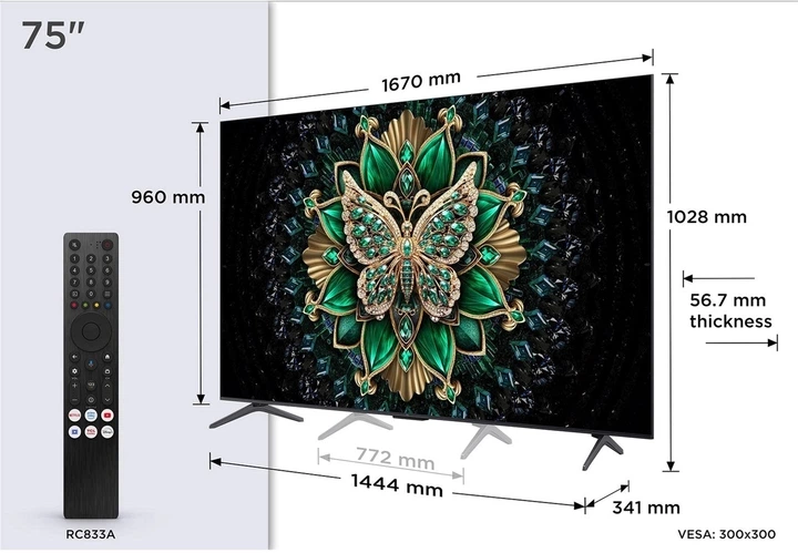 Телевізор TCL MiniLED 75" 75C61KS - изображение 8