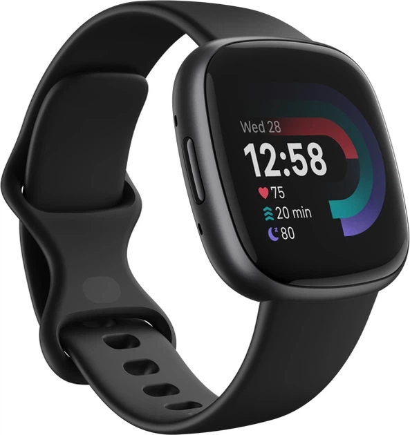 Смарт-годинник Fitbit Versa 4 Black/Graphite (FB523BKBK) - Фото 4 Смарт-годинник Fitbit Versa 4 Black/Graphite (FB523BKBK) - зображення 4