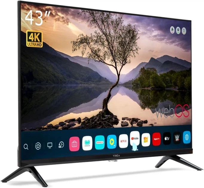 Телевізор Vinga 43" S43UHD25BWEB - изображение 3