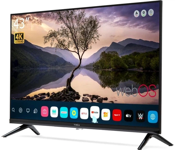 Телевізор Vinga 43" S43UHD25BWEB - изображение 4