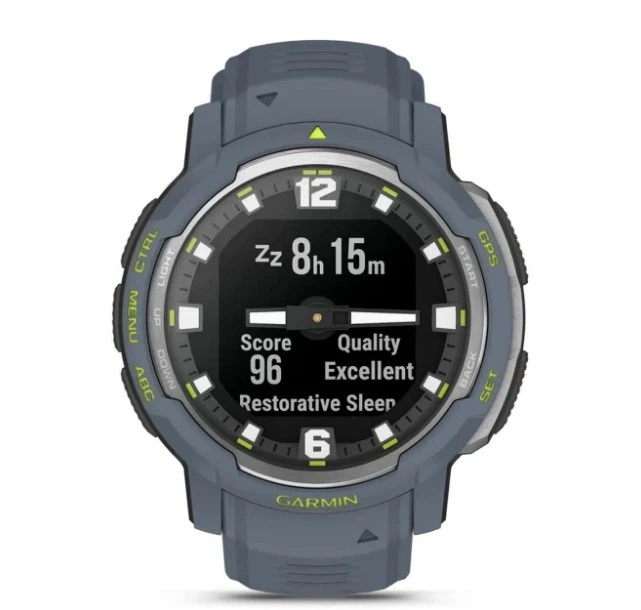 Смарт-годинник GARMIN Instinct Crossover Standard Edition Blue Granite (010-02730-14/04) - зображення 8