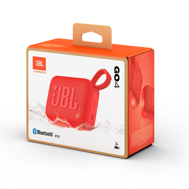 Акустична система JBL Go 4 Red (GO4RED) - изображение 2