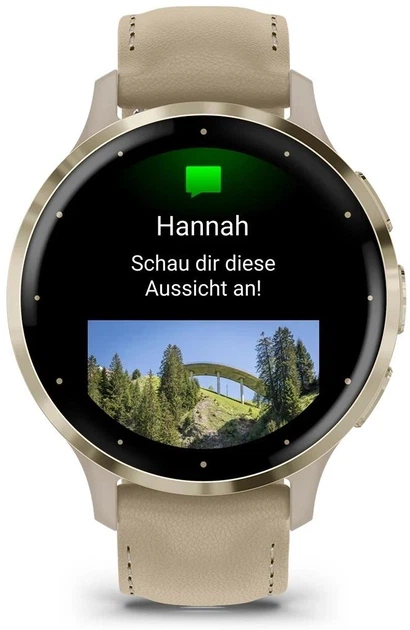 Смарт-годинник GARMIN Venu 3S Soft Gold S. Steel Bezel w. French Gray Case and Leather Band (010-02785-55) - Фото 5 Смарт-годинник GARMIN Venu 3S Soft Gold S. Steel Bezel w. French Gray Case and Leather Band (010-02785-55) - изображение 5