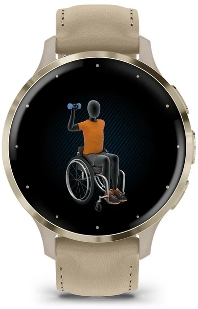 Смарт-годинник GARMIN Venu 3S Soft Gold S. Steel Bezel w. French Gray Case and Leather Band (010-02785-55) - Фото 6 Смарт-годинник GARMIN Venu 3S Soft Gold S. Steel Bezel w. French Gray Case and Leather Band (010-02785-55) - изображение 6