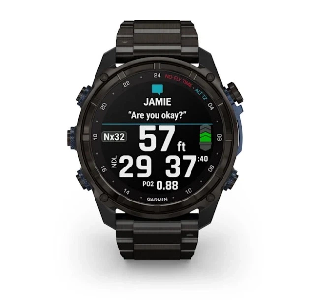 Смарт-годинник GARMIN Descent Mk3i 51mm Carbon Gray DLC Titanium with DLC Titanium Band (010-02752-13/14) - Фото 3 Смарт-годинник GARMIN Descent Mk3i 51mm Carbon Gray DLC Titanium with DLC Titanium Band (010-02752-13/14) - изображение 3