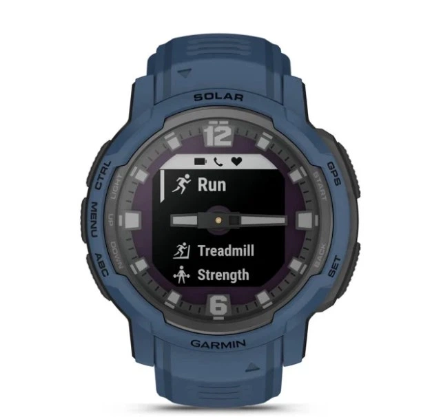 Смарт-годинник GARMIN Instinct Crossover Solar Tidal Blue (010-02730-12/02) - Фото 5 Смарт-годинник GARMIN Instinct Crossover Solar Tidal Blue (010-02730-12/02) - изображение 5