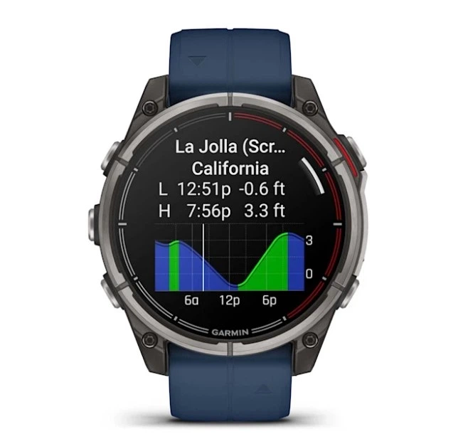 Смарт-годинник GARMIN Quatix 8 51 mm AMOLED Marine GPS Smartwatch (010-02905-91) - изображение 7