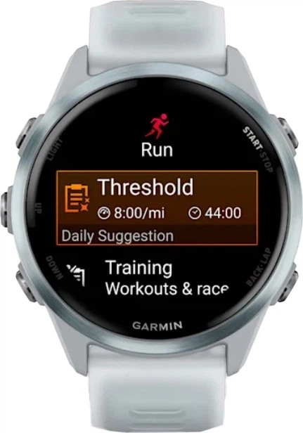 Смарт-годинник GARMIN Forerunner 570 42mm Cloud Blue Aluminum with Translucent Whitestone/Cloud Blue Band (010-02970-01) - Фото 5 Смарт-годинник GARMIN Forerunner 570 42mm Cloud Blue Aluminum with Translucent Whitestone/Cloud Blue Band (010-02970-01) - изображение 5