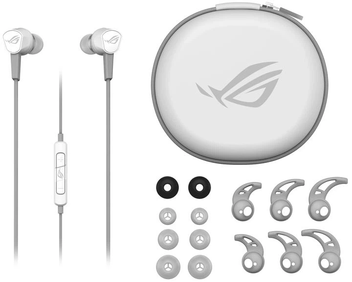 Навушники ASUS ROG Cetra II Core Moonlight White (90YH0360-B2UA00) - Фото 3 Навушники ASUS ROG Cetra II Core Moonlight White (90YH0360-B2UA00) - зображення 3
