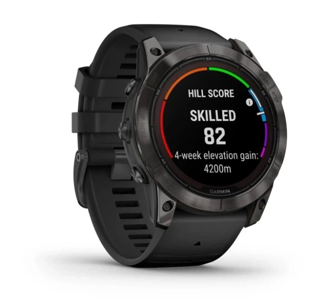 Смарт-годинник GARMIN Fenix 7X Pro Sapphire Solar Carbon G. DLC Tit. with Black Band (010-02778-10/11) - Фото 4 Смарт-годинник GARMIN Fenix 7X Pro Sapphire Solar Carbon G. DLC Tit. with Black Band (010-02778-10/11) - изображение 4