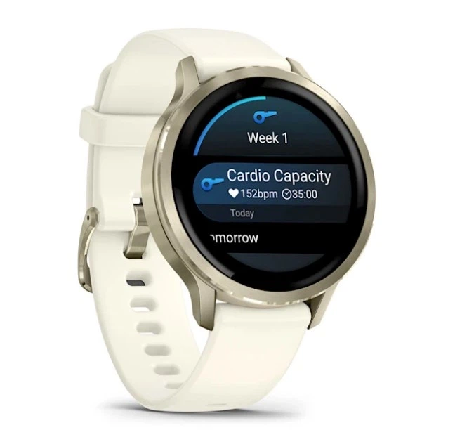 Смарт-годинник GARMIN Venu 4 41 mm Lunar Gold with Bone Silicone Band (010-03013-00) - зображення 4