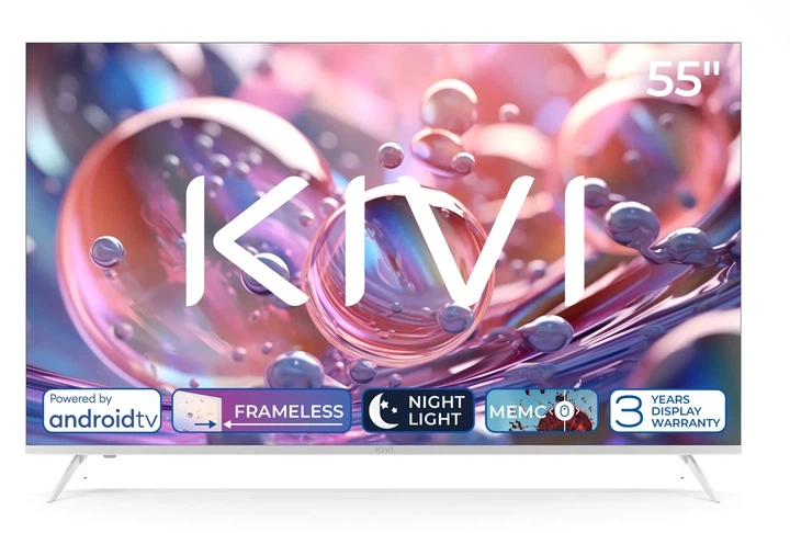 Телевізор Kivi 55" 55U760QW - Фото 2 Телевізор Kivi 55" 55U760QW - изображение 2