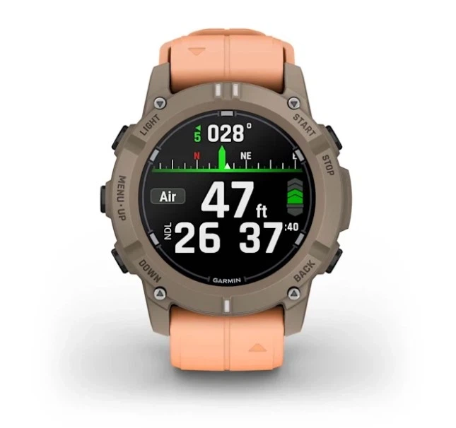 Смарт-годинник GARMIN Descent G2 Paloma with Shell Pink Band (010-02986-01) - зображення 3