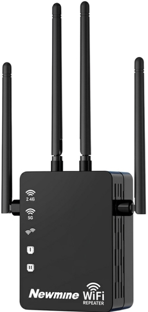 Ретранслятор WI-FI Newmine ZJ-AC1200 / 1.2 Гбіт/с - Фото 1 Ретранслятор WI-FI Newmine ZJ-AC1200 / 1.2 Гбіт/с - зображення 1