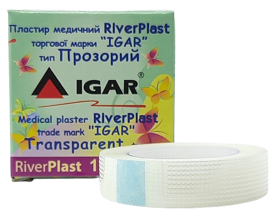 Лейкопластырь 1*500 Прозрачный (на полиэтиленовой основе) River Plast IGAR (230006) - Фото 2 Лейкопластырь 1*500 Прозрачный (на полиэтиленовой основе) River Plast IGAR (230006) - изображение 2