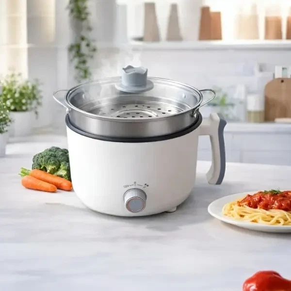 Рисоварка електрична 18см 3,2 літра 1200w RD-0407 Біла - зображення 3