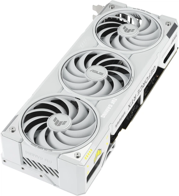 Відеокарта ASUS PCI-Ex GeForce RTX 5070 Ti TUF Gaming White OC Edition 16GB GDDR7 (256bit) (2610/28000) (2 x HDMI, 3 x DisplayPort) (TUF-RTX5070TI-O16G-WHITE-GAMING) - изображение 5
