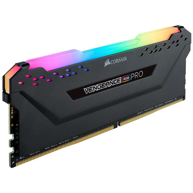 Оперативна пам'ять DDR4 32 Gb (3200 MHz) (Kit 8 Gb x 4) Corsair Vengeance RGB PRO (CMW32GX4M4Z3200C16) - изображение 3
